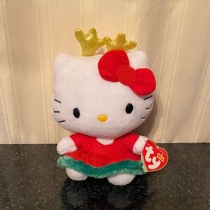 Ty Original Beanie Babies Christmas Hello Kitty